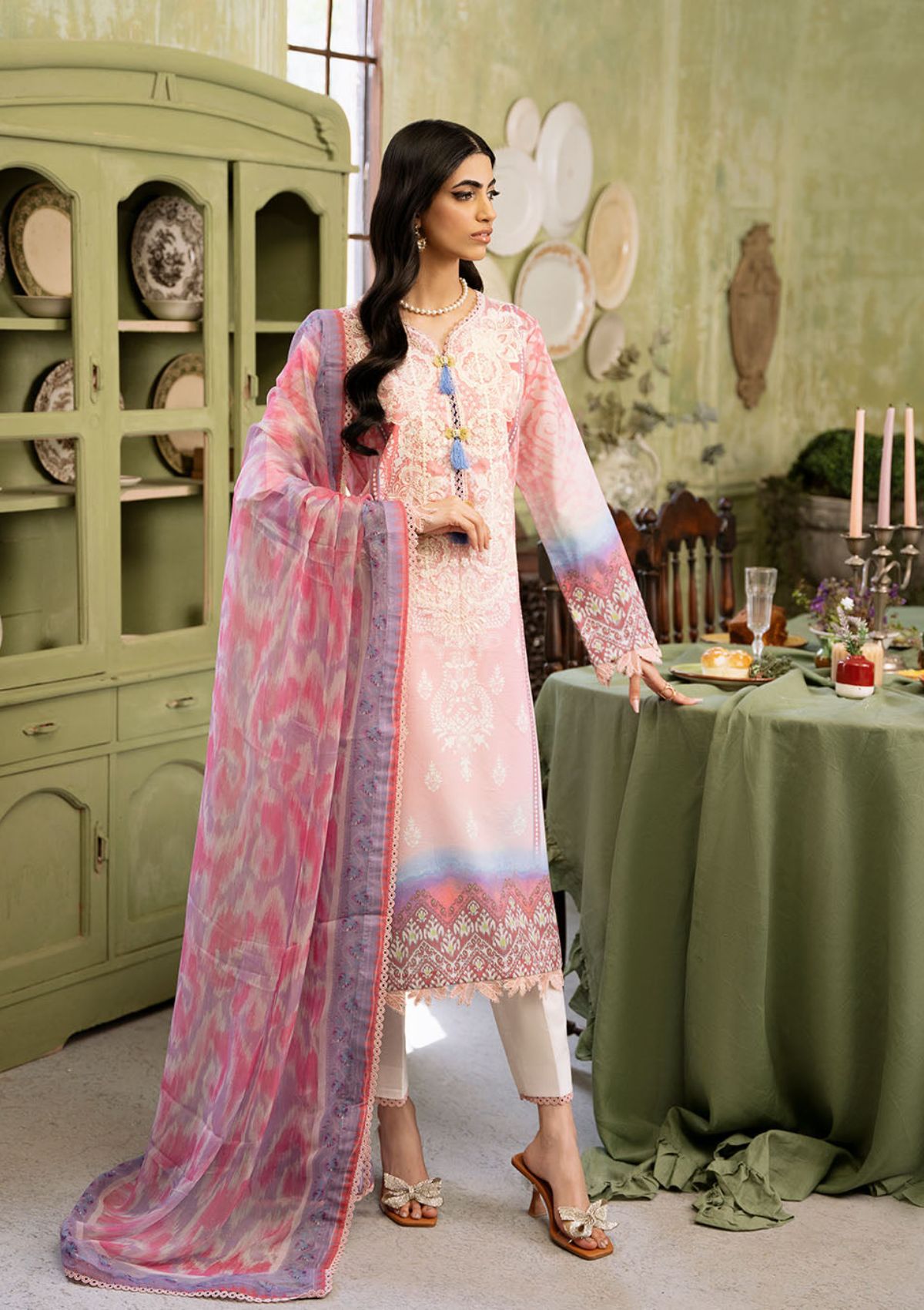 Lawn Collection - Roheenaz - Flora - Printed - RNP#1A - Amara