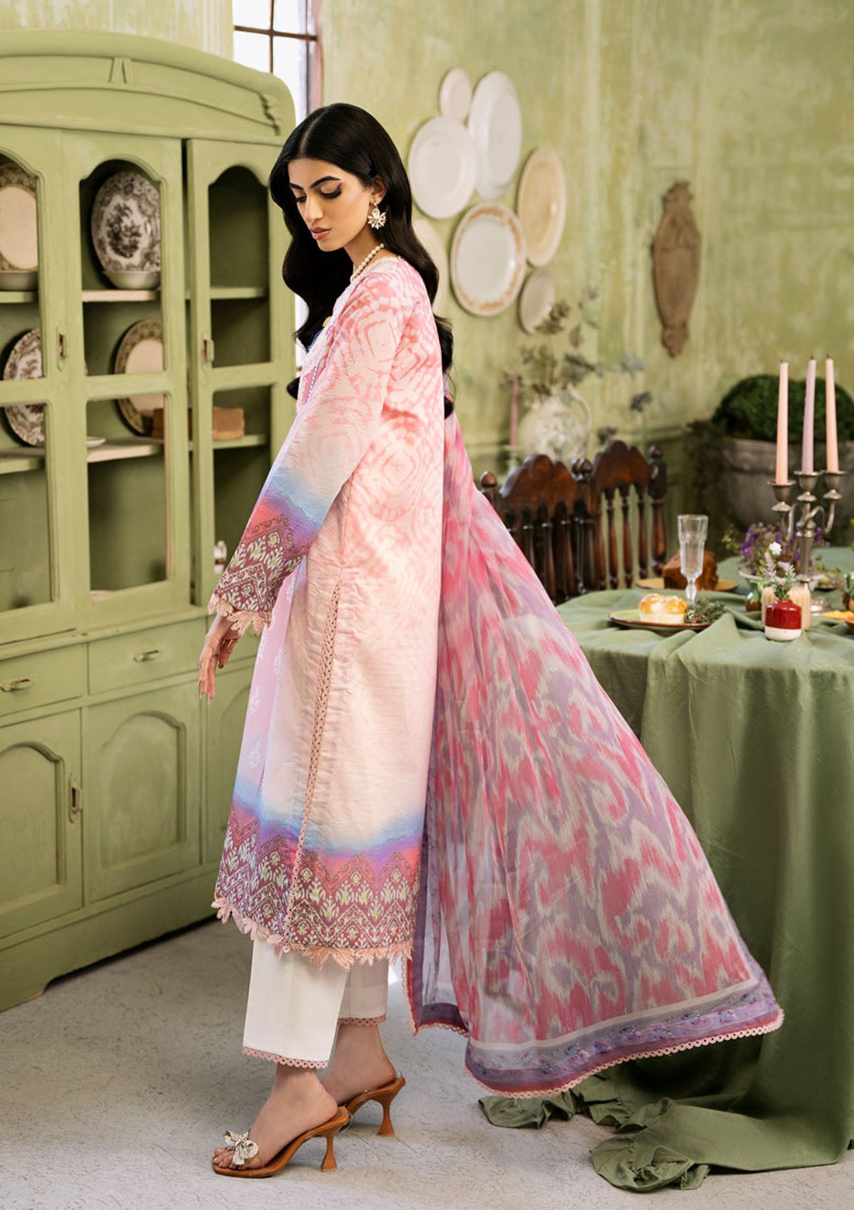 Lawn Collection - Roheenaz - Flora - Printed - RNP#1A - Amara