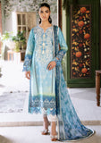 Lawn Collection - Roheenaz - Flora - Printed - RNP#1B - Azure