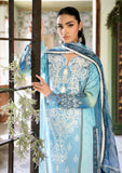 Lawn Collection - Roheenaz - Flora - Printed - RNP#1B - Azure