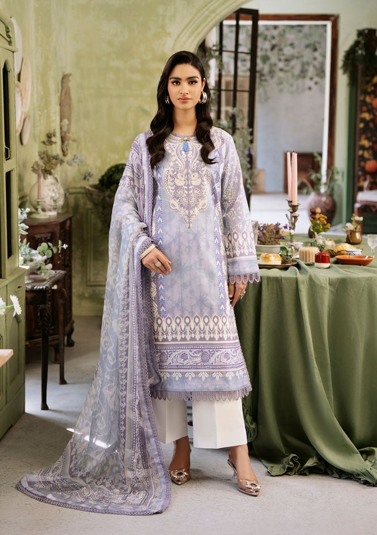 Lawn Collection - Roheenaz - Flora - Printed - RNP#2B - Lumina