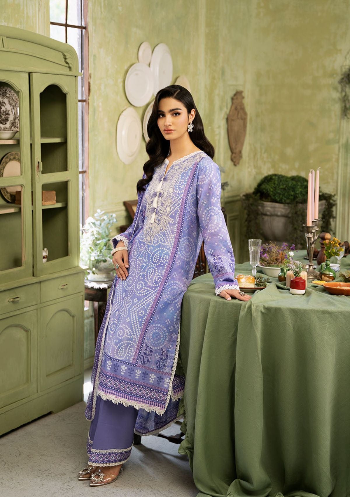 Lawn Collection - Roheenaz - Flora - Printed - RNP#3A - Celestia