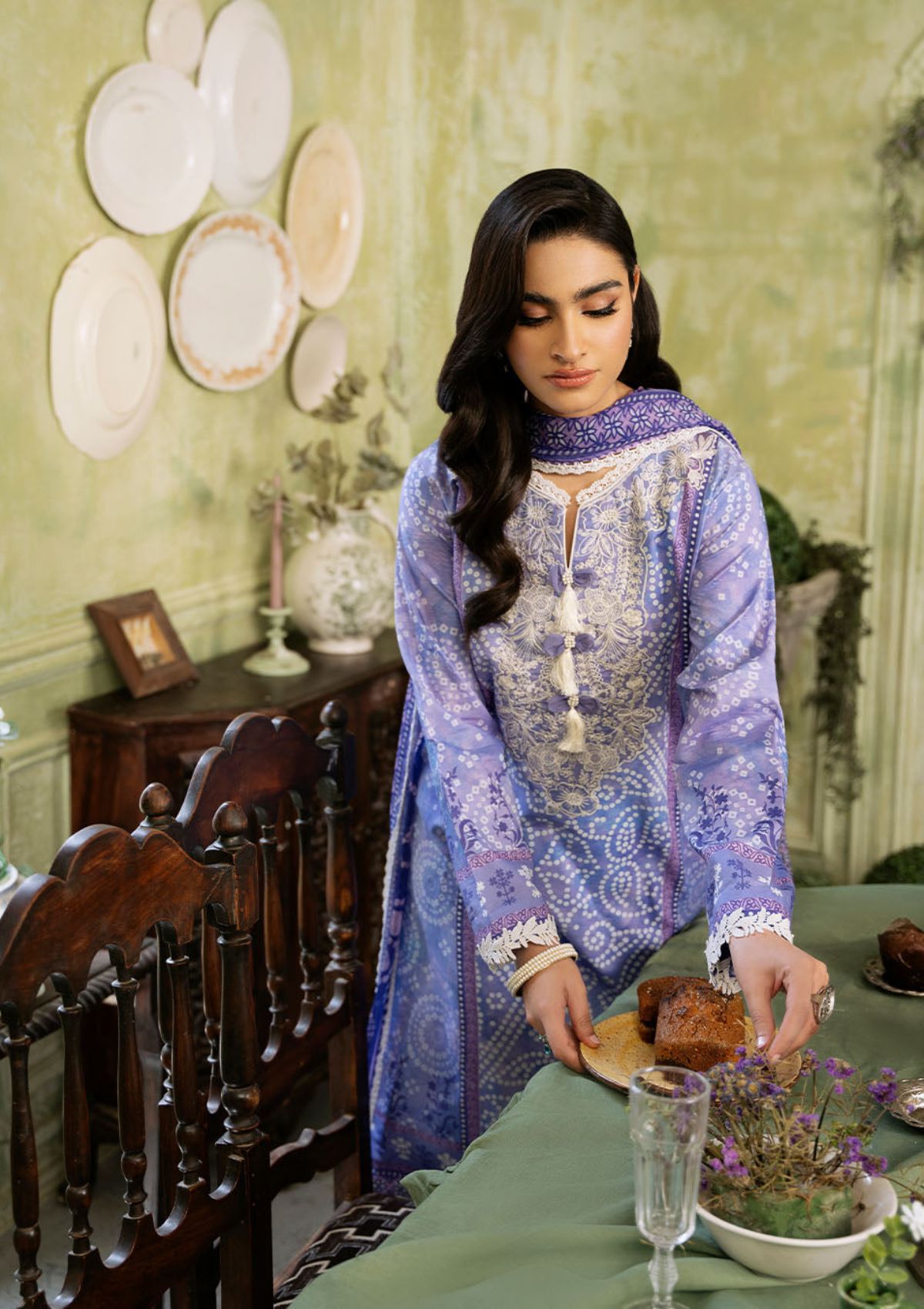 Lawn Collection - Roheenaz - Flora - Printed - RNP#3A - Celestia