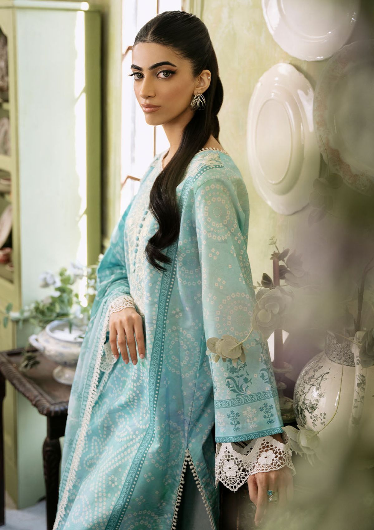 Lawn Collection - Roheenaz - Flora - Printed - RNP#3B - Mirage