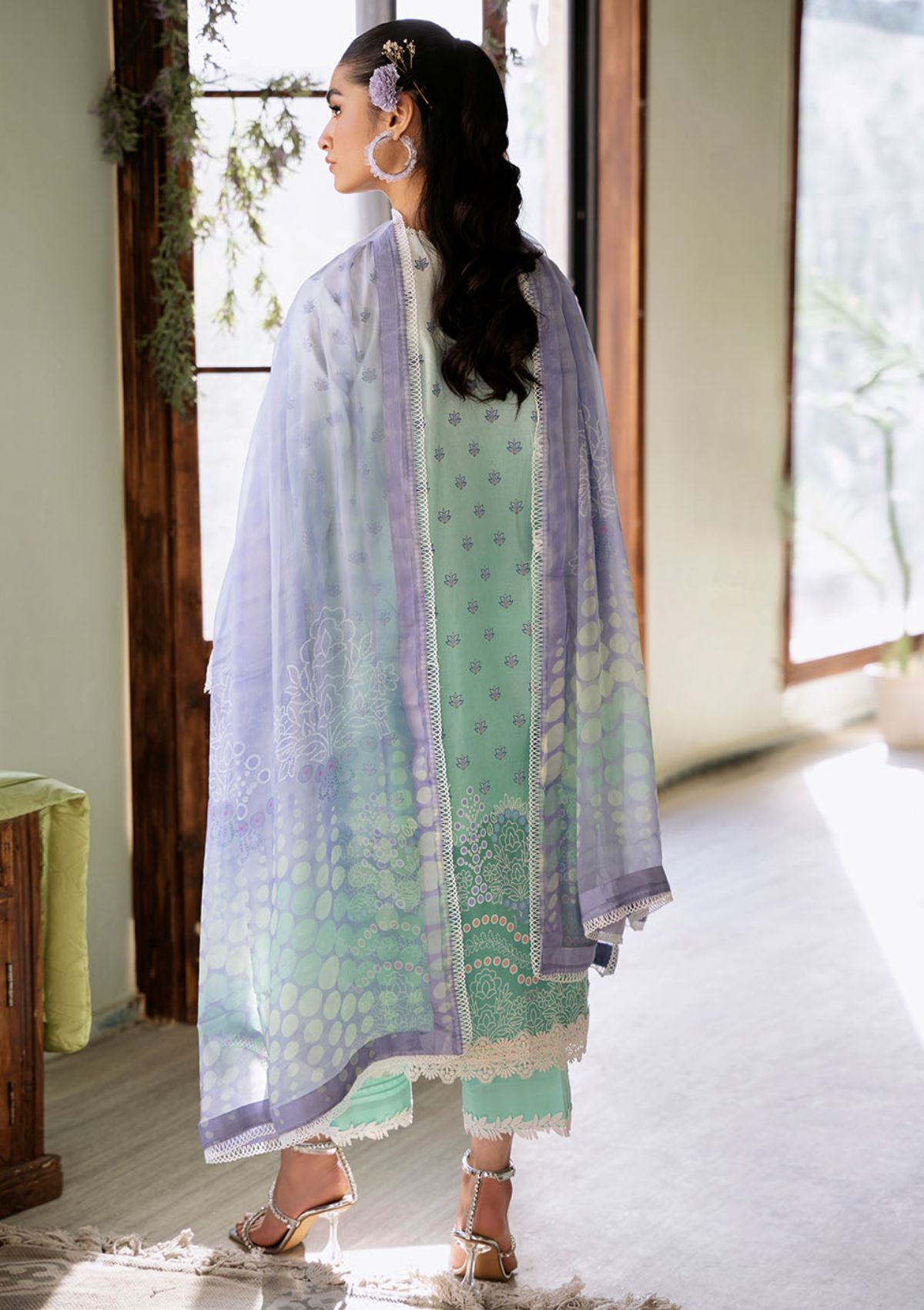 Lawn Collection - Roheenaz - Flora - Printed - RNP#4A - Elysium