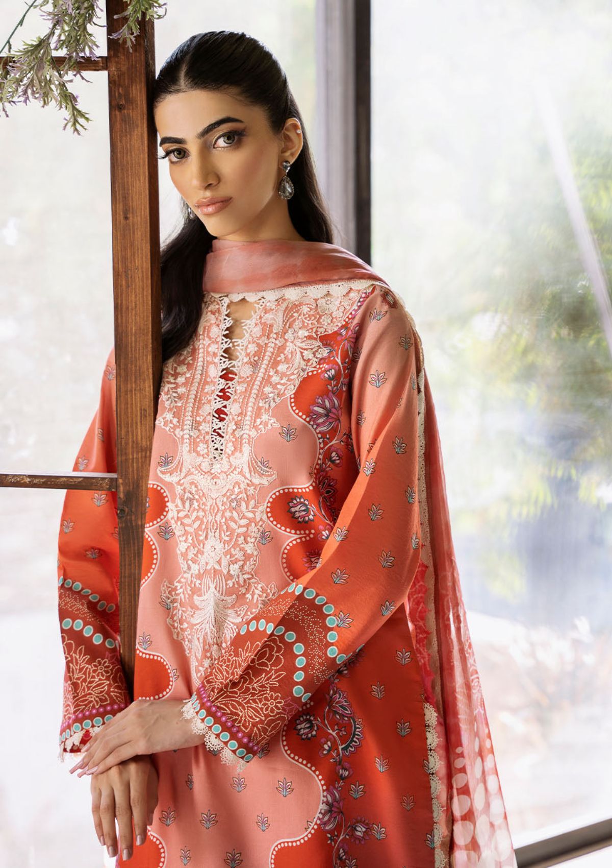 Lawn Collection - Roheenaz - Flora - Printed - RNP#4B - Serenade