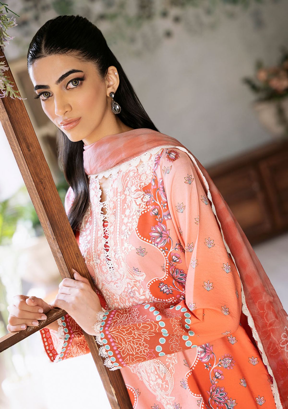 Lawn Collection - Roheenaz - Flora - Printed - RNP#4B - Serenade