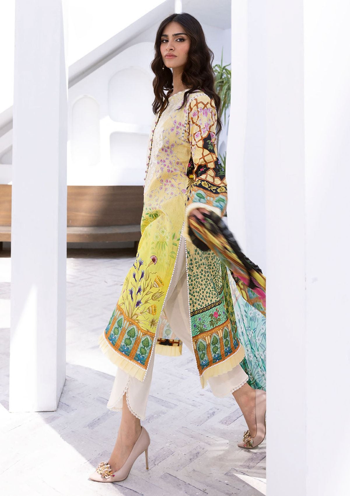 Lawn Collection - Roheenaz - Leya - 2a - Seaside Serenade