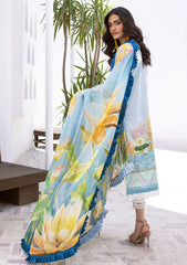 Lawn Collection - Roheenaz - Leya- 3b - Ocean Breeze