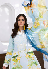 Lawn Collection - Roheenaz - Leya- 3b - Ocean Breeze