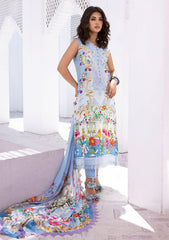 Lawn Collection - Roheenaz - Leya - 4b - Lagoon Lace