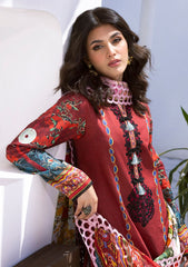 Lawn Collection - Roheenaz - 6b - Leya - Papaya Bliss