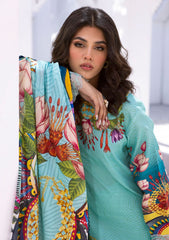 Lawn Collection - Roheenaz- 8b - Leya - Parrot Paradise