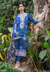 Lawn Collection - Roheenaz - Dahlia - DEL24#07 - A - Bluebell