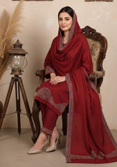 Winter - Riwaj - Pashmina Jamawar Suit - Patch Work - D#14 - Multi