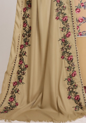 Winter - Riwaj - Printed Cotray Suit - Wool Shawl - D#09 - D Skin