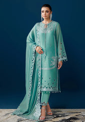 Formal Collection - Alizeh - Dua - Chiffon - ADC24#3034 - Sea Glass