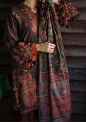 Winter - Gul Ahmed - Printed Khaddar - K#62012
