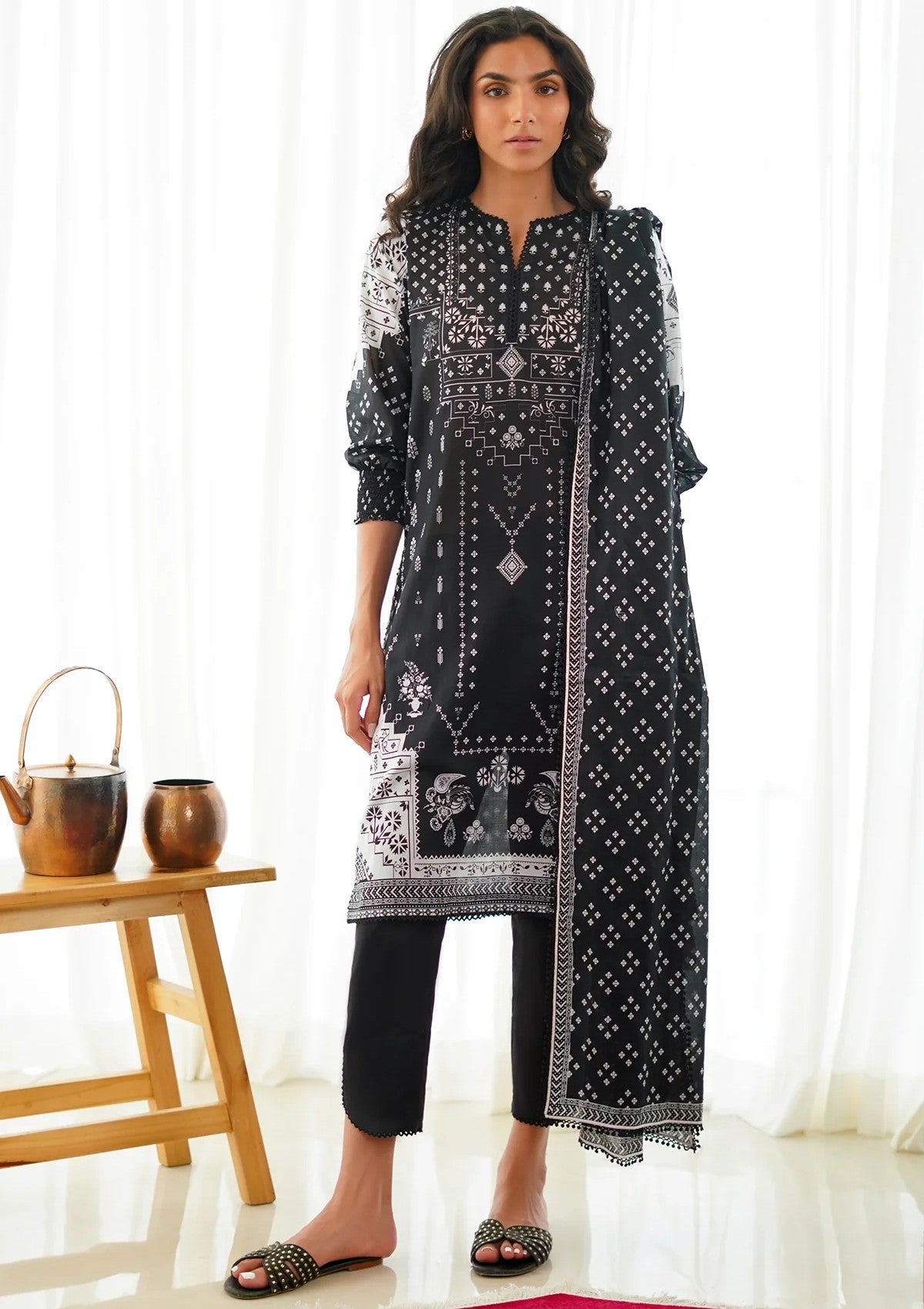 Lawn Collection - Sahar - Monochrome - SM24#09