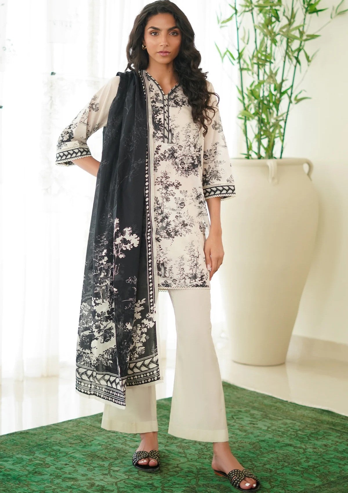 Lawn Collection - Sahar - Monochrome - SM24#06