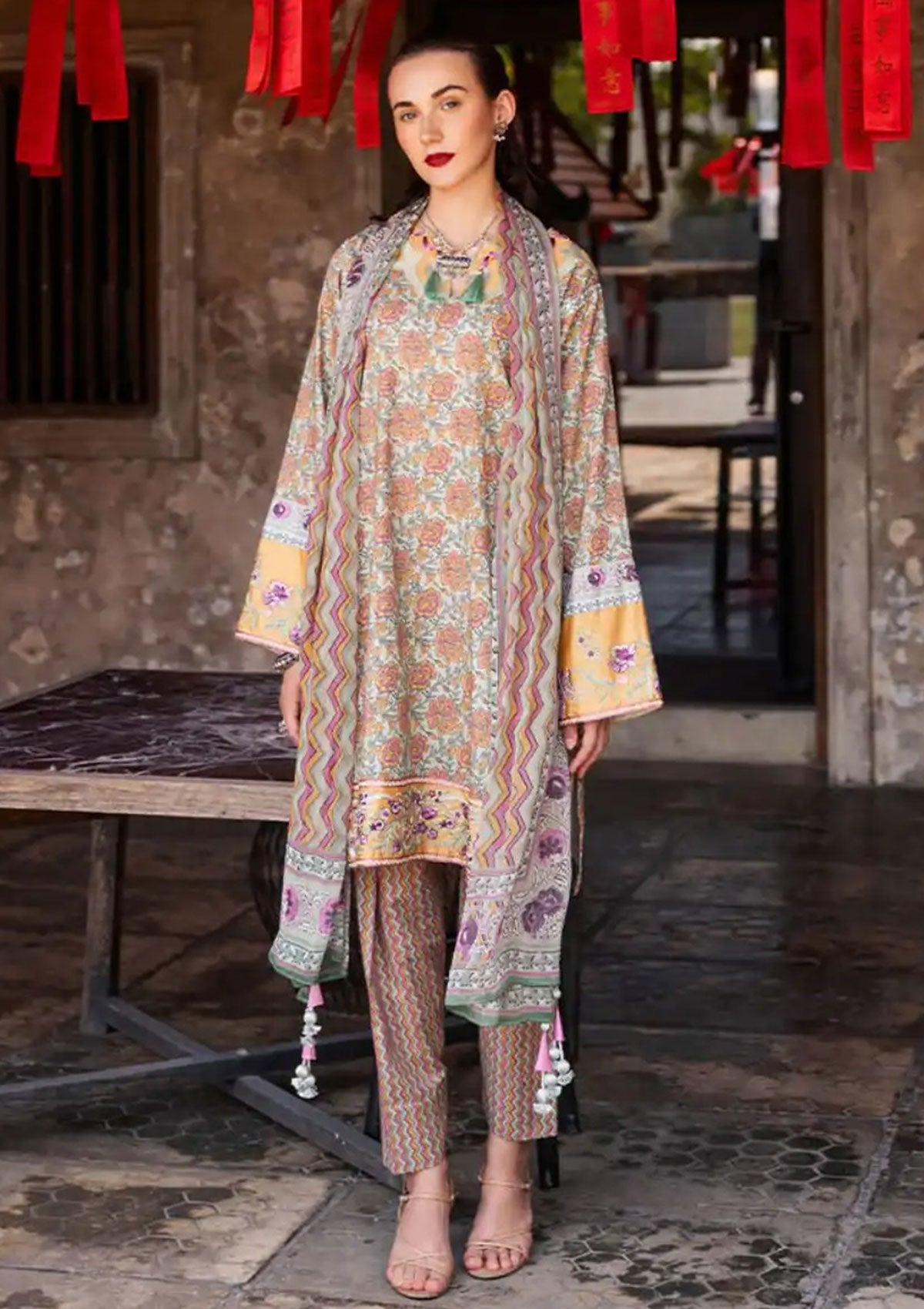 Lawn Collection - Roheenaz - Taneez - RT24#09 - B - Laleh