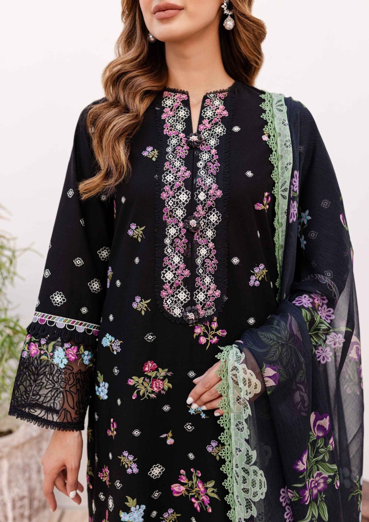 Lawn Collection - Sable Vogue - Shiree - SSC24#04 - Aster