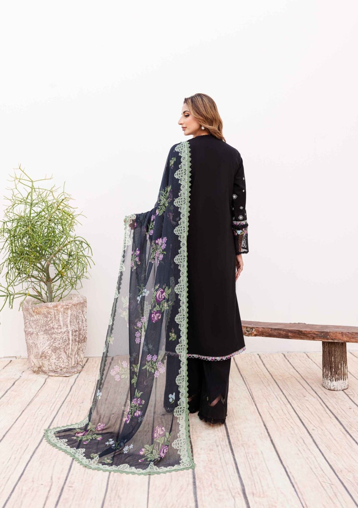 Lawn Collection - Sable Vogue - Shiree - SSC24#04 - Aster