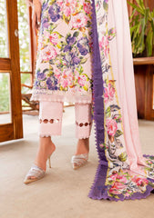 Lawn Collection - Sable Vogue - Shiree - SSC24#07 - Pink Gardenia