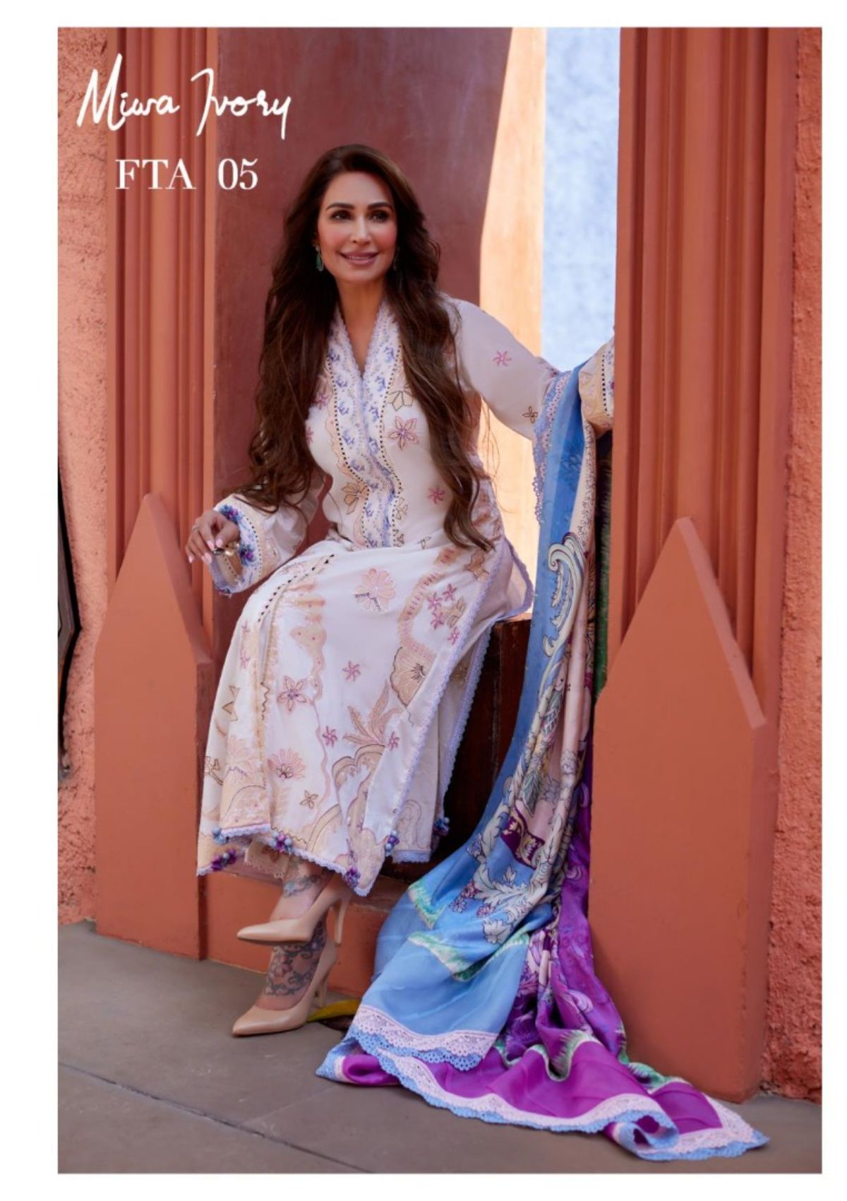 Lawn Collection Farah Talib Aziz Suay Luxury Unstitched '24 Mi