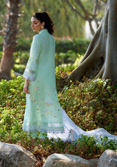 Lawn Collection - Farah Talib Aziz - Suay - Luxury Unstitched '24 - Misora Mint Green - FTA#11