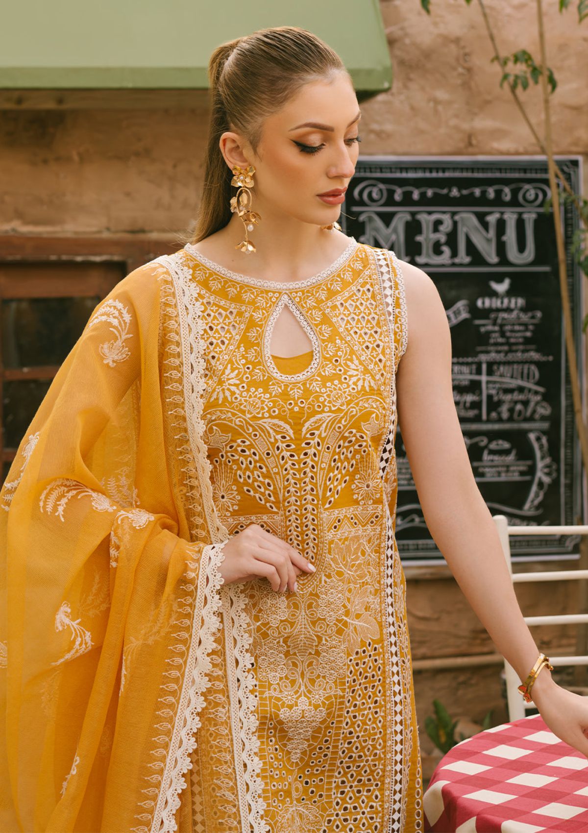 Lawn Collection - Mahnur - Mahrukh - Eid Edit 24 - ME24#10 - SUNFLOWER