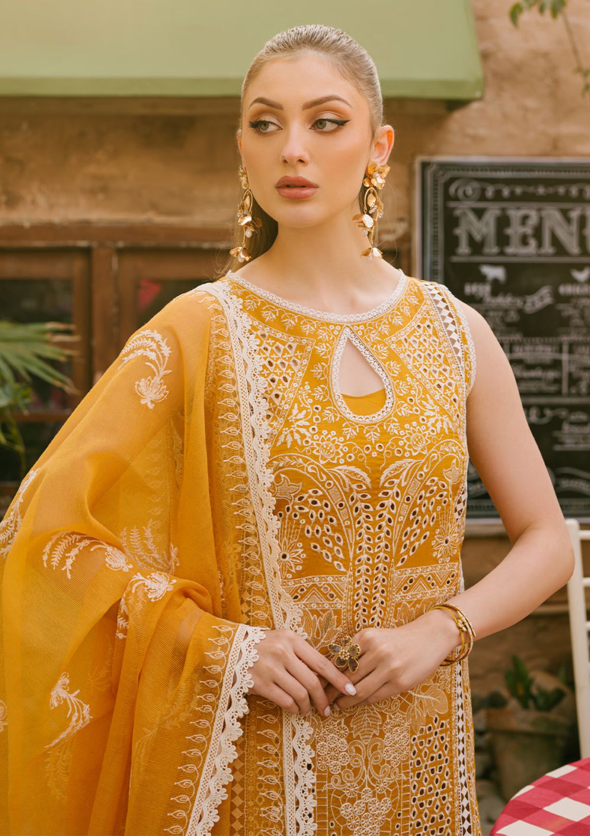 Lawn Collection - Mahnur - Mahrukh - Eid Edit 24 - ME24#10 - SUNFLOWER