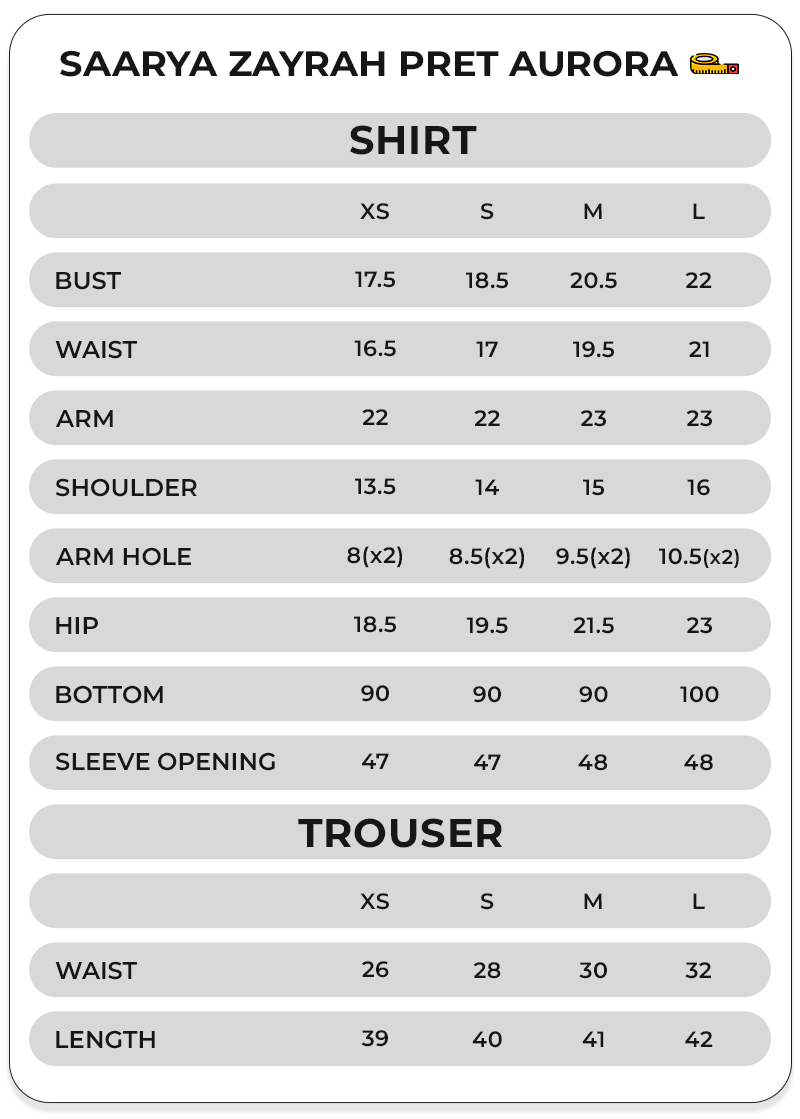 Size Chart Image