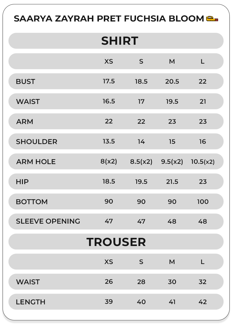 Size Chart Image