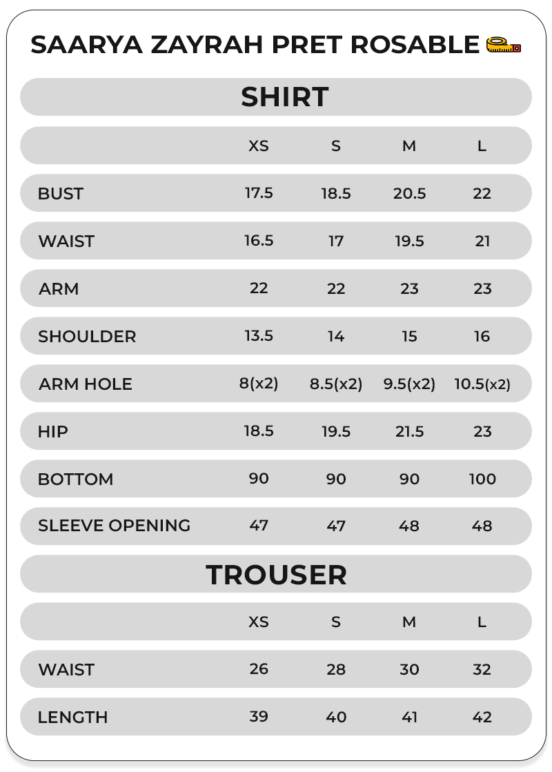 Size Chart Image