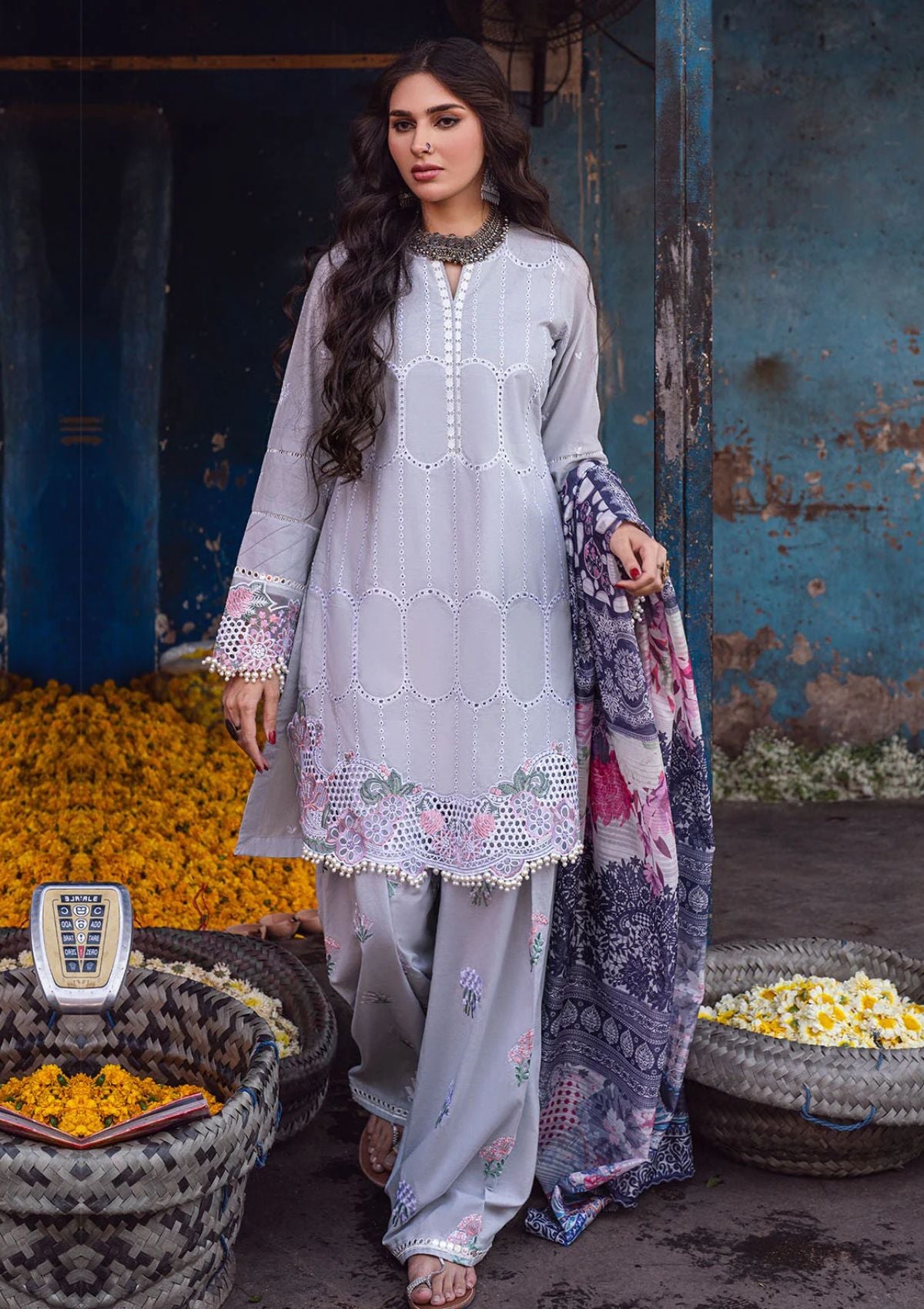 Lawn Collection - Sahane - Sahakari - Chikankari - CT#10007 - Dastaan