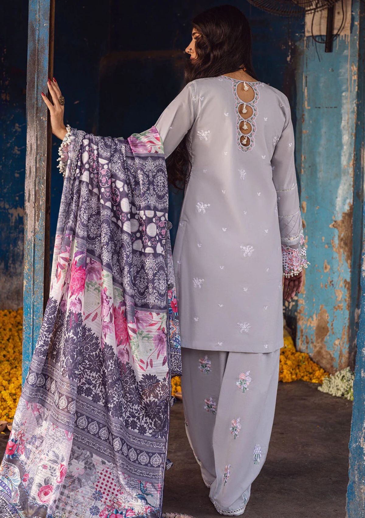 Lawn Collection - Sahane - Sahakari - Chikankari - CT#10007 - Dastaan