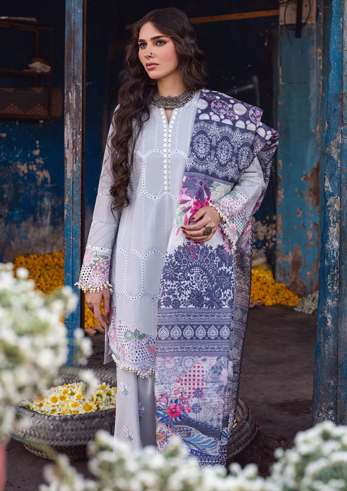 Lawn Collection - Sahane - Sahakari - Chikankari - CT#10007 - Dastaan