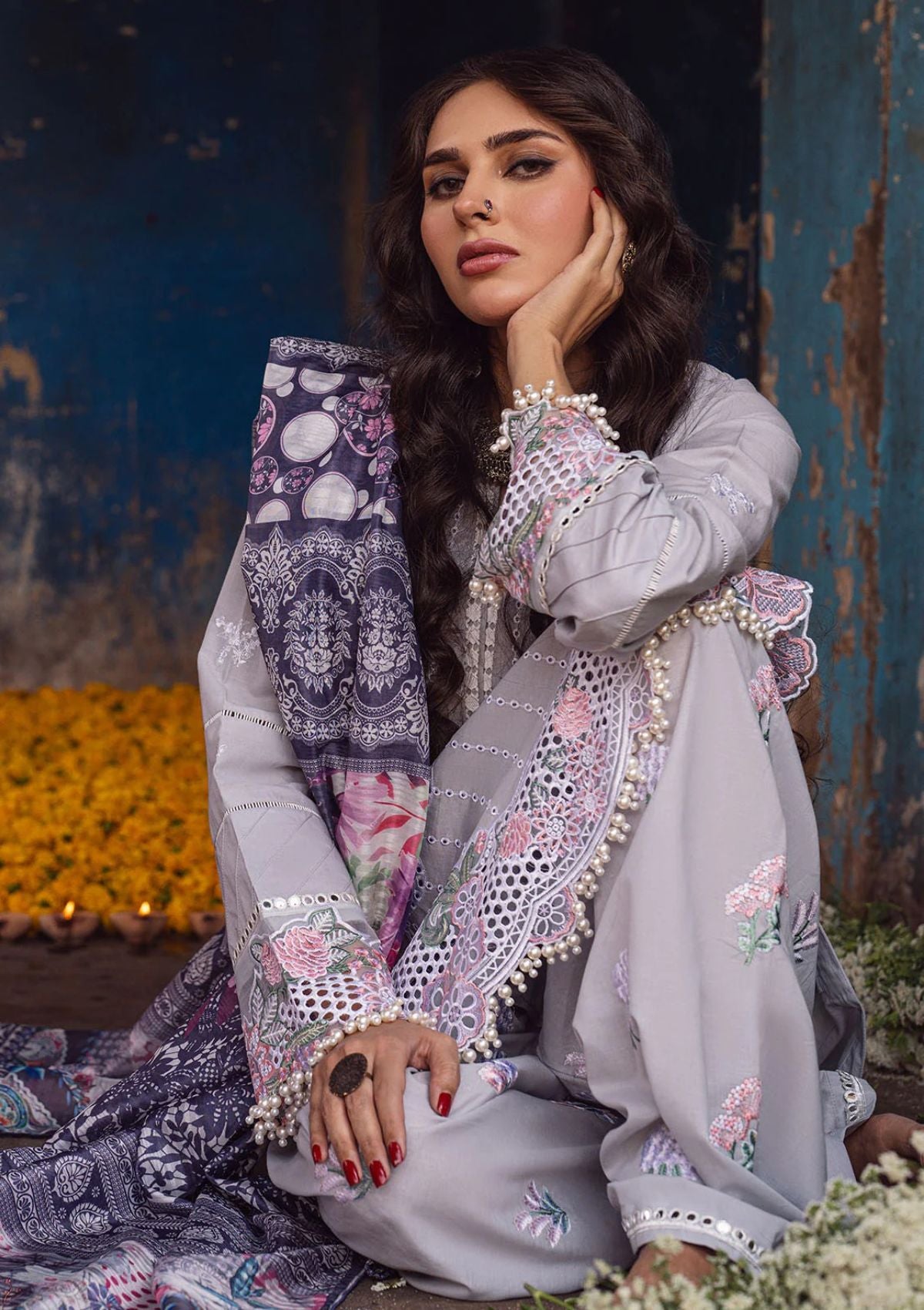 Lawn Collection - Sahane - Sahakari - Chikankari - CT#10007 - Dastaan