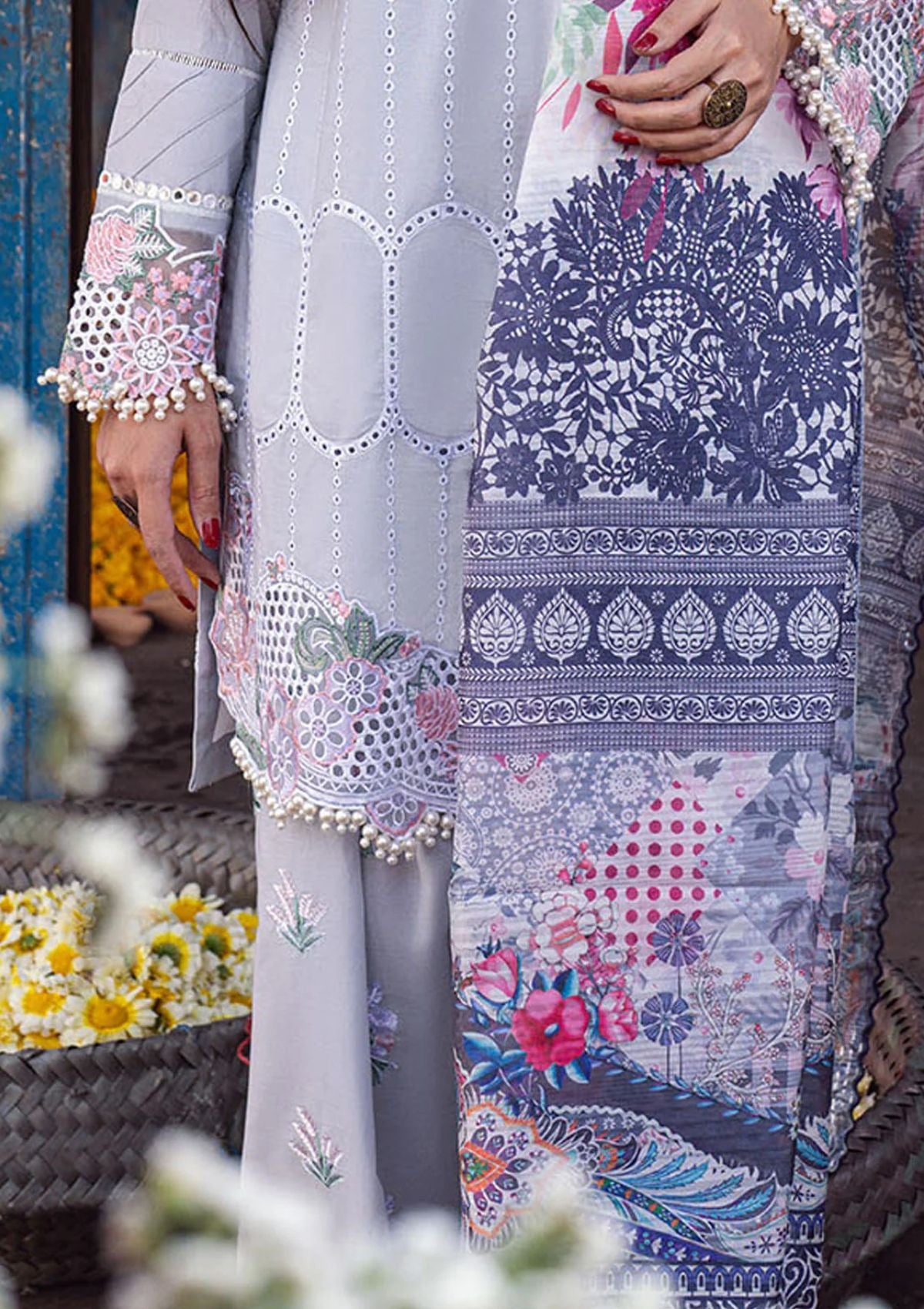 Lawn Collection - Sahane - Sahakari - Chikankari - CT#10007 - Dastaan