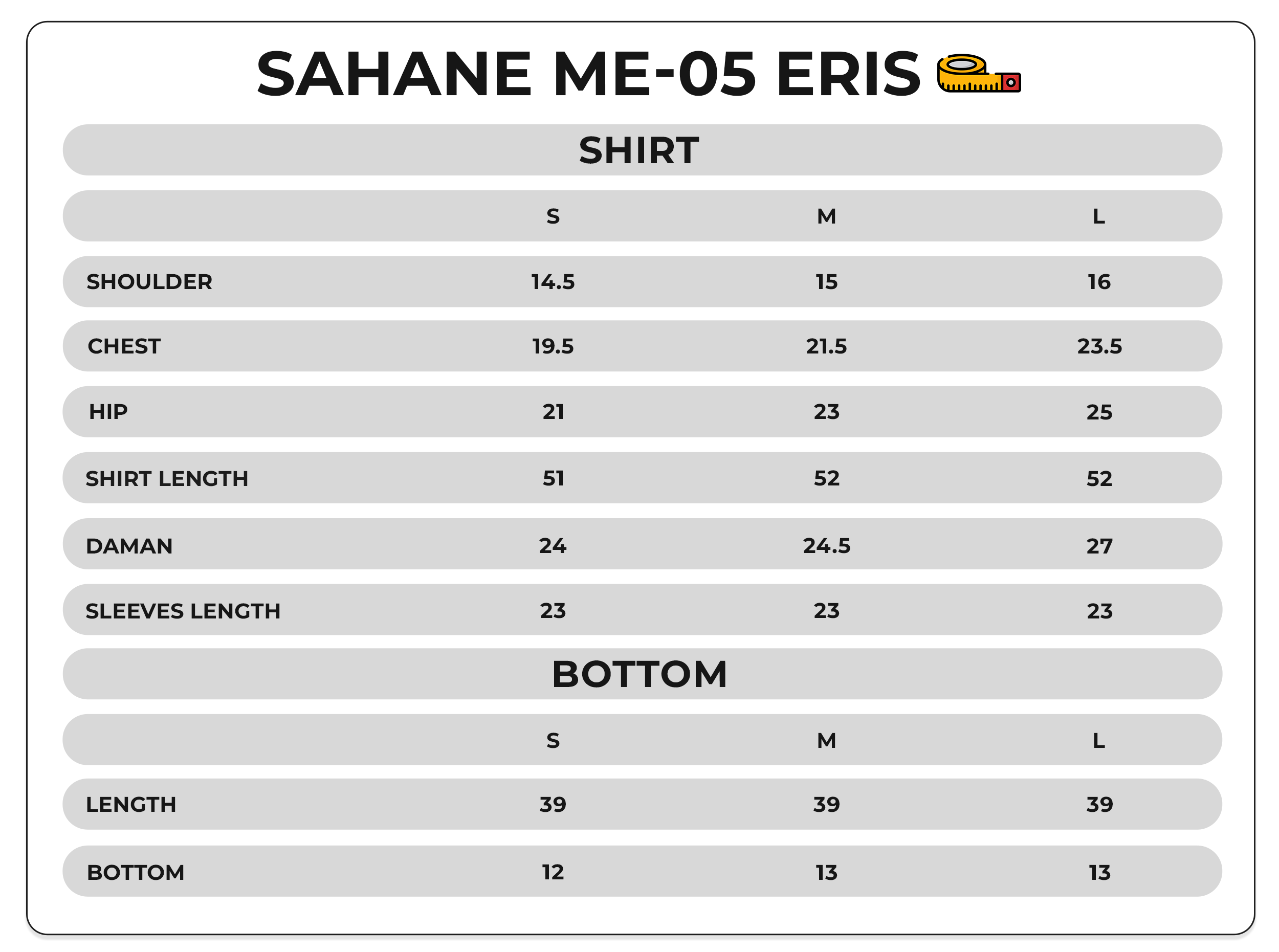 Size Chart Image