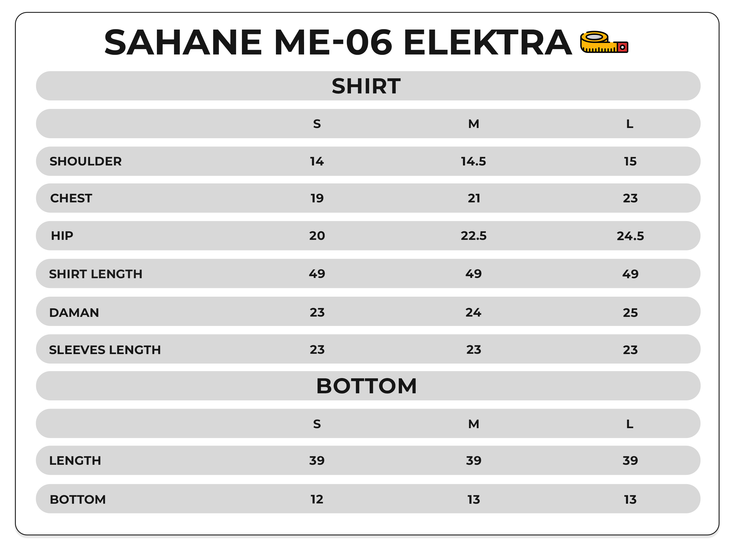 Size Chart Image