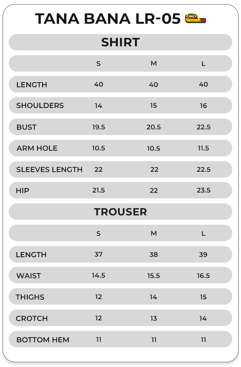 Size Chart Image