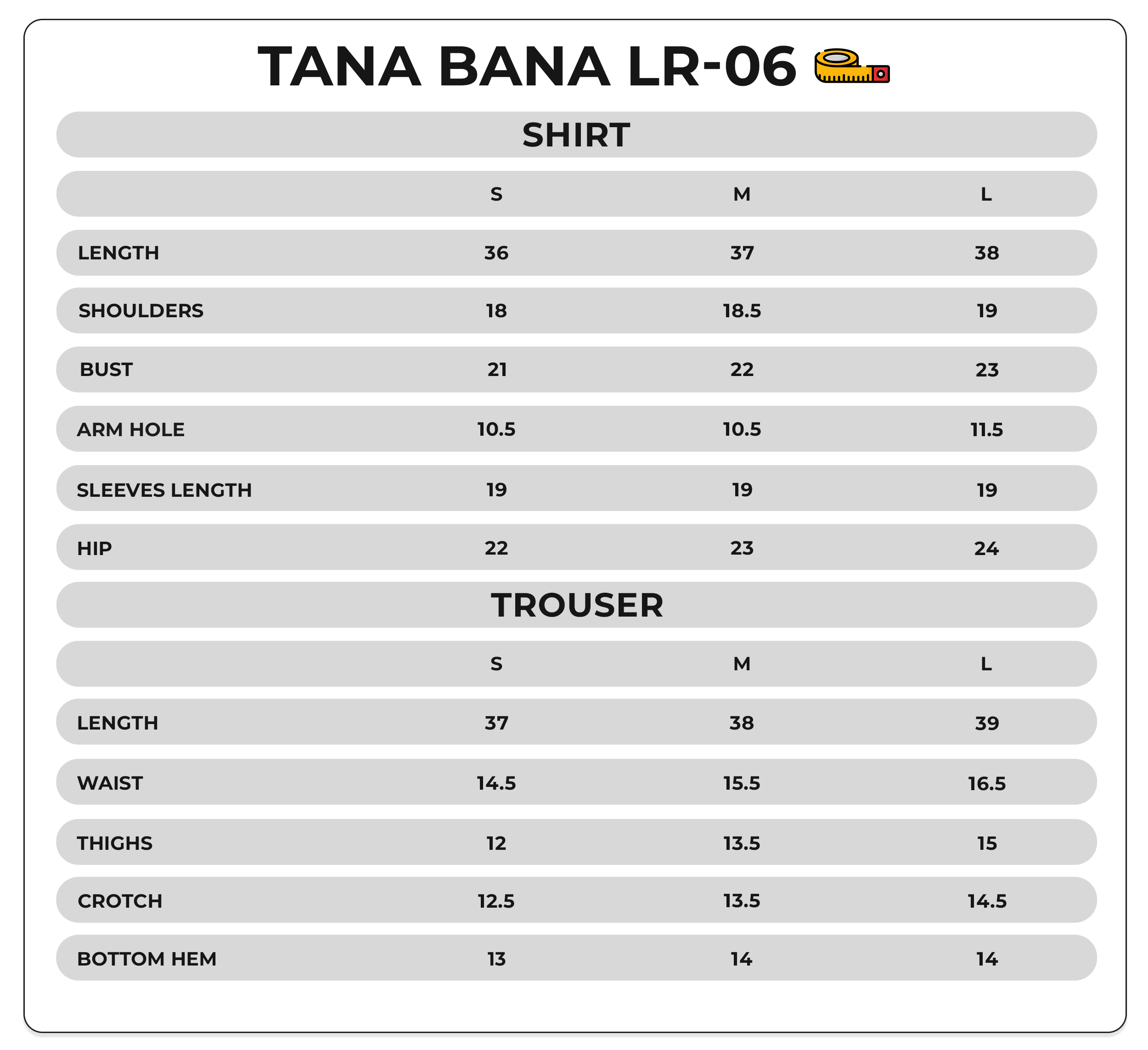 Size Chart Image