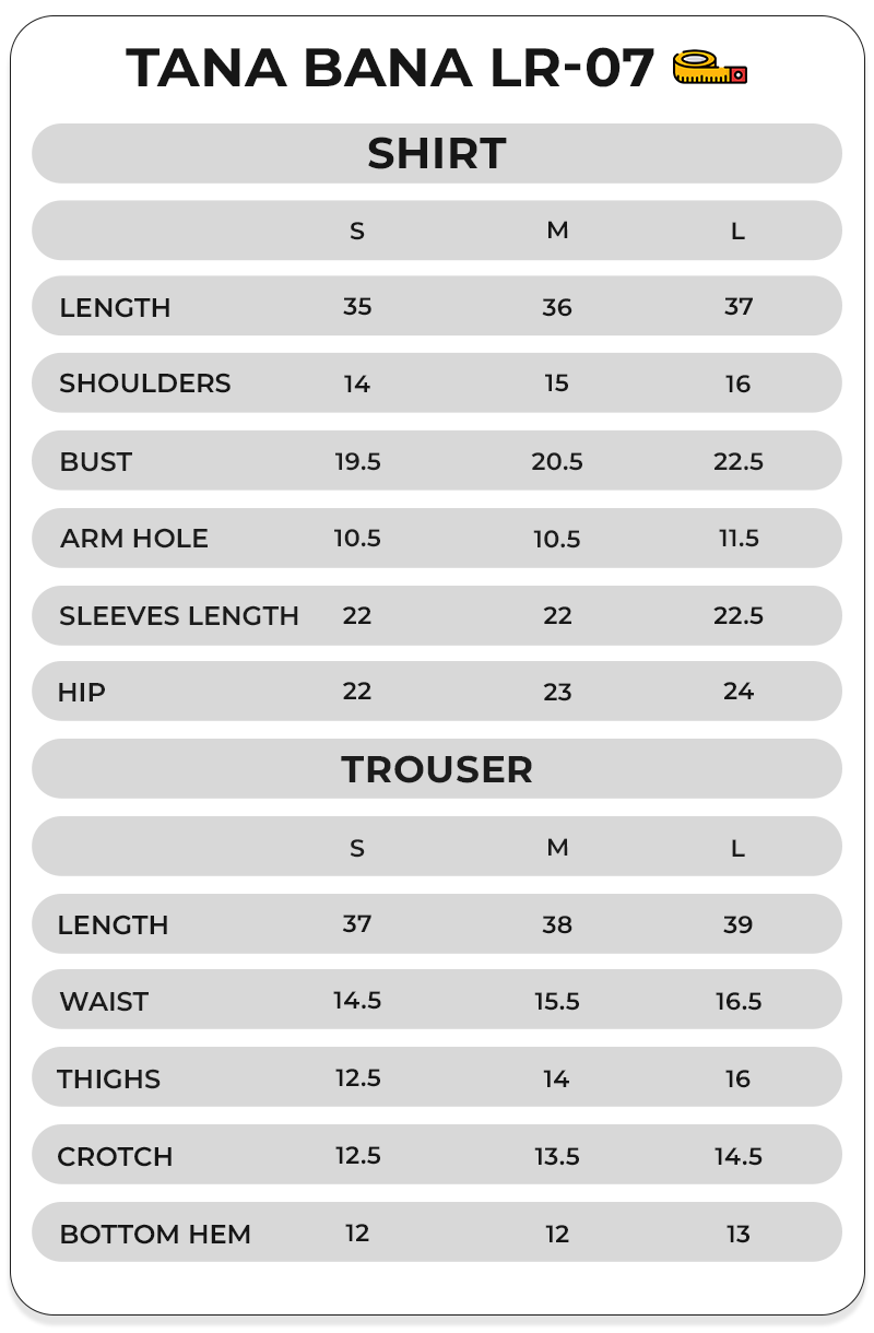 Size Chart Image