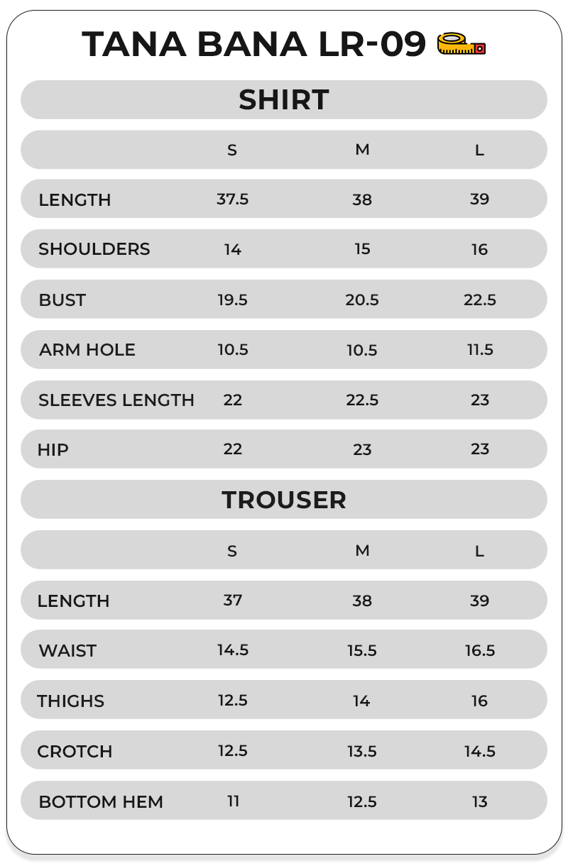 Size Chart Image