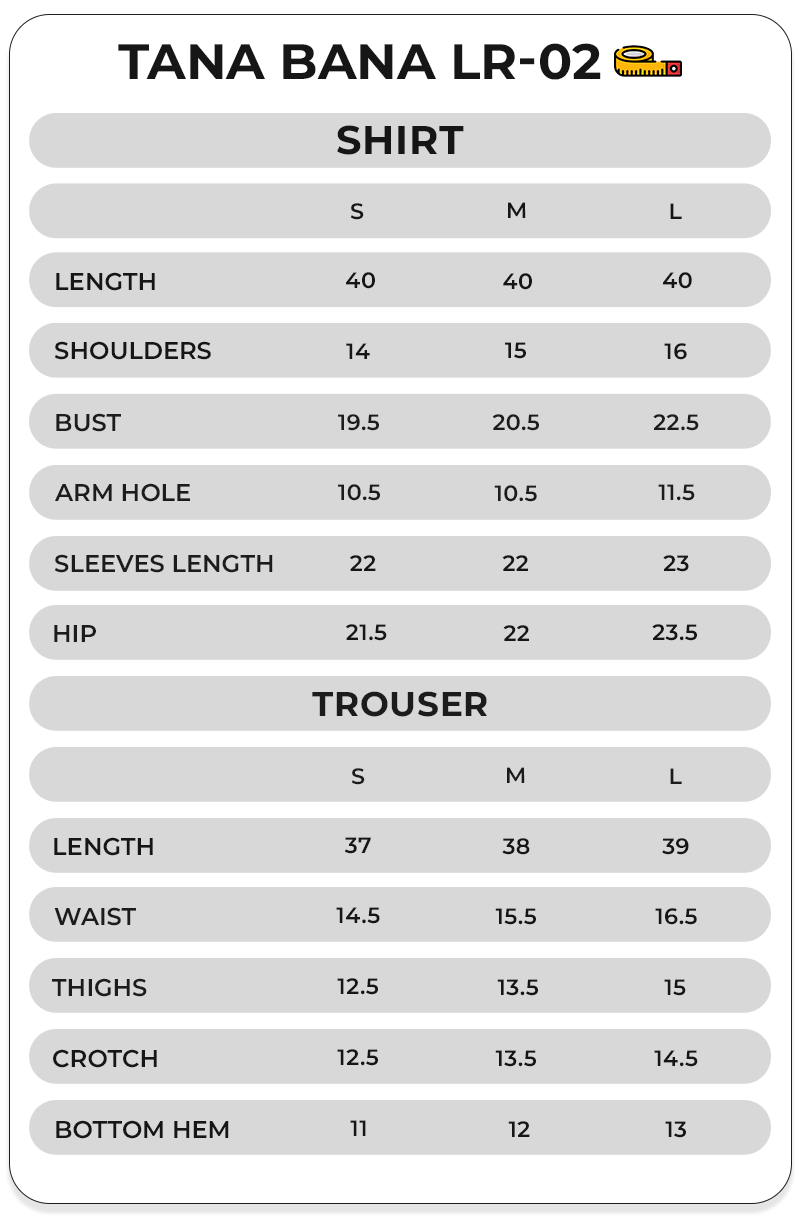 Size Chart Image