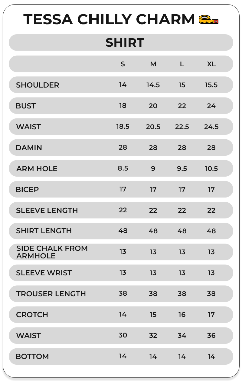 Size Chart Image