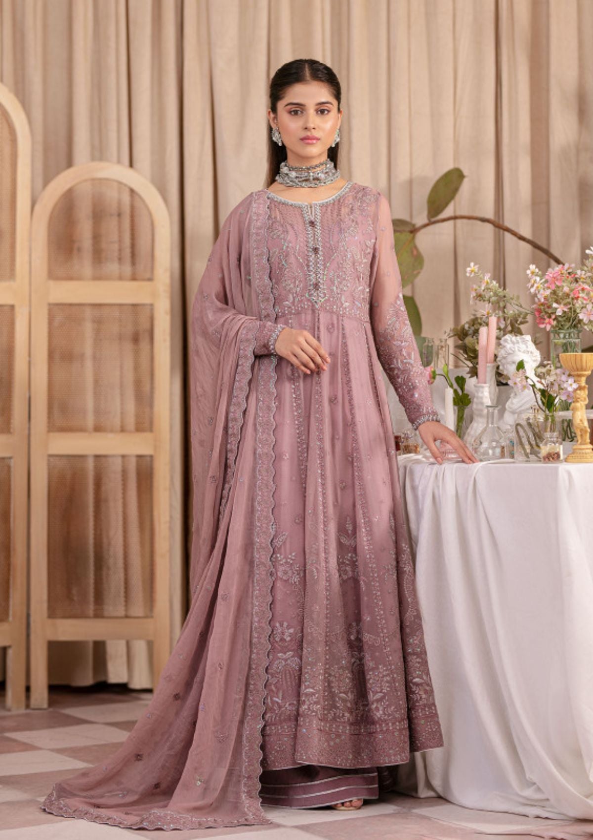 Formal Collection - Gulaal - Embroidered - Chiffon - UC#03 | Ezrah