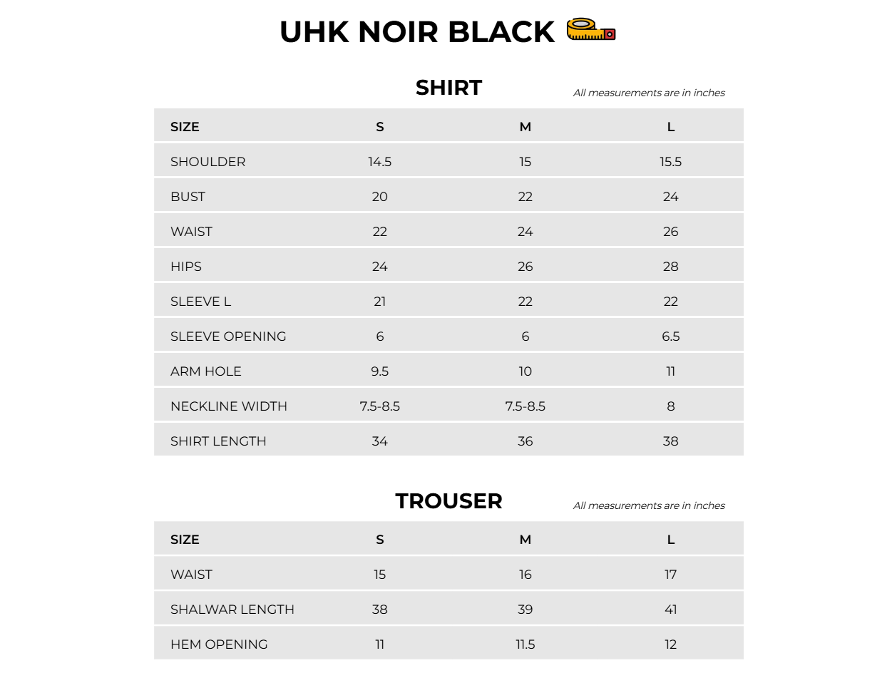 Size Chart Image